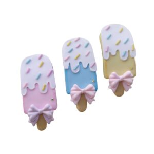 Picolé em Biscuit Curvado para Tiara - Unidade