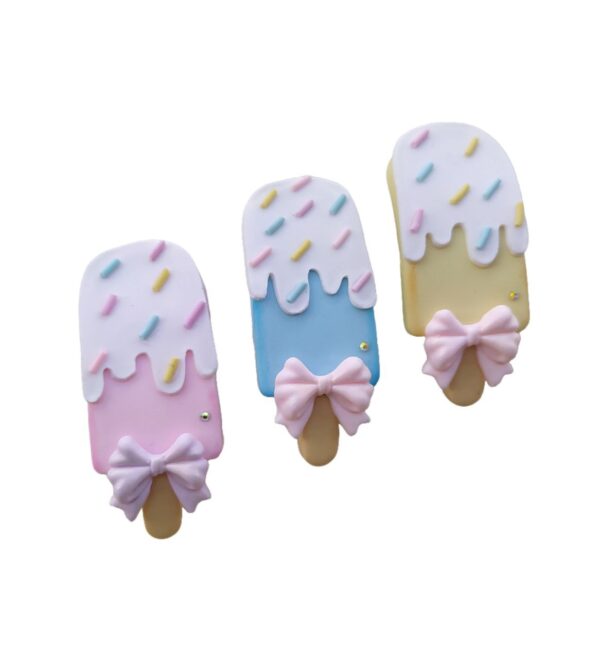 Picolé em Biscuit Curvado para Tiara - Unidade