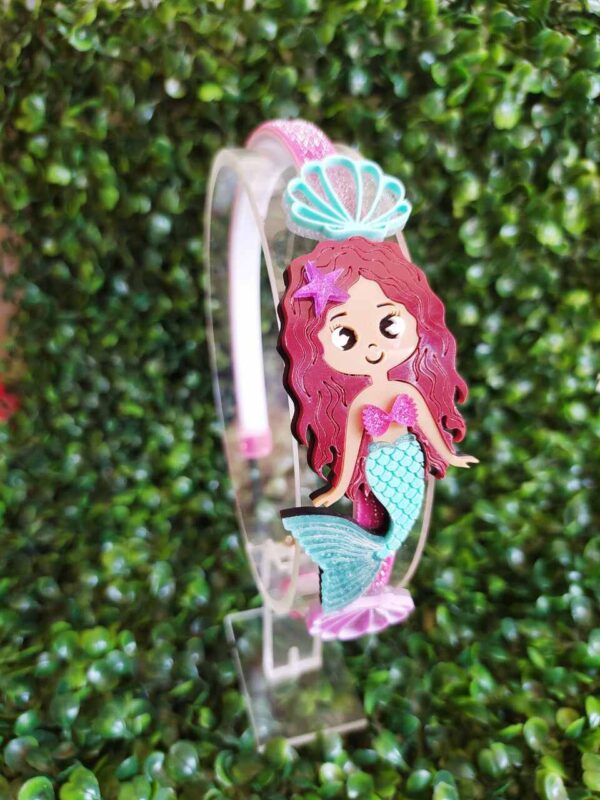 Pequena Sereia Curvada para Tiara - Imagem 2