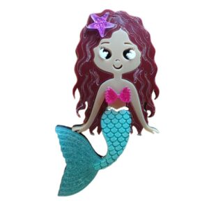 Pequena Sereia Curvada para Tiara