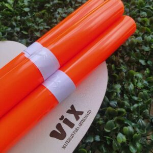 Lonita de Silicone Laranja Neon