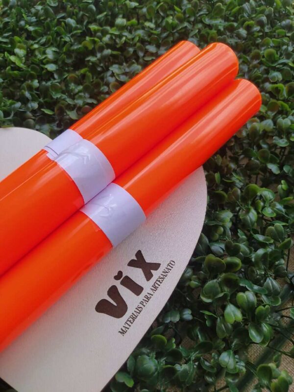 Lonita de Silicone Laranja Neon