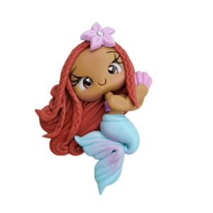 Bonequinha de Biscuit Sereia Ariel - Unidade