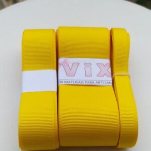 Gorgurão Yama Cor 645 (Amarelo Canário)