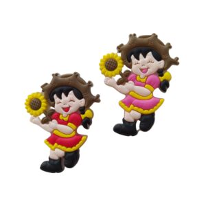 Menina Junina Girassol - 2 Unidades