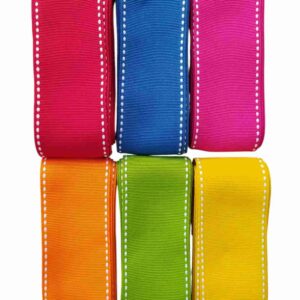 Kit de Fitas Pespontadas - Cores Fortes