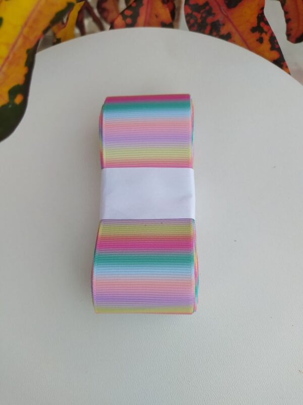 Gorgurão Estampado Degradê 38mm - o metro
