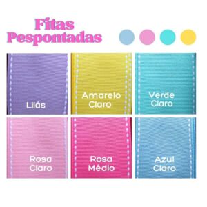 Fitas Pespontadas Yama - Cores Claras