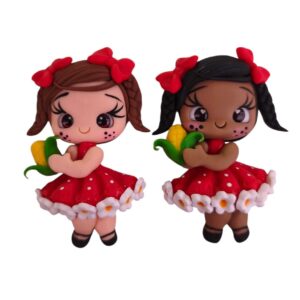 Bonequinha de Biscuit Milho - Unidade