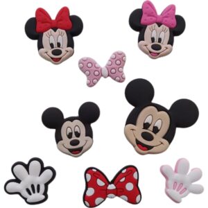 Coleção Minnie e Mickey (2 a 3,5cm) - 2 Unidades