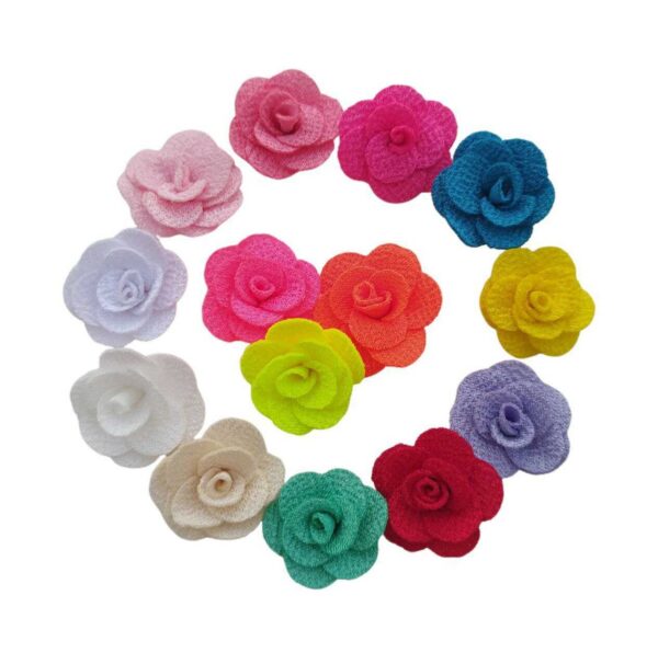 Flor de Tecido - 2 Unidades - Imagem 4