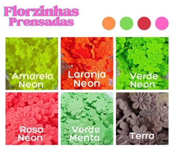 Florzinha Prensada - 20 Unidades - Imagem 3