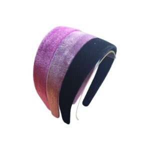Tiara de Veludo 3cm - Unidade