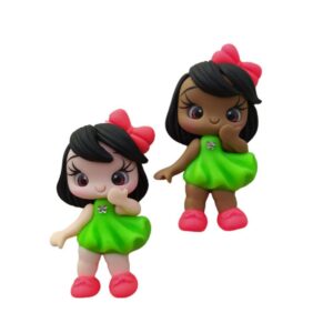 Bonequinha de Biscuit Neon - Verde