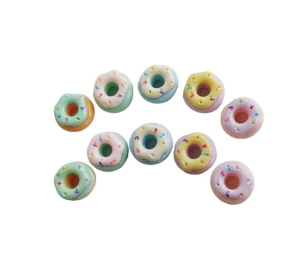 Rosquinha Colorida 11mm - 10 unidades
