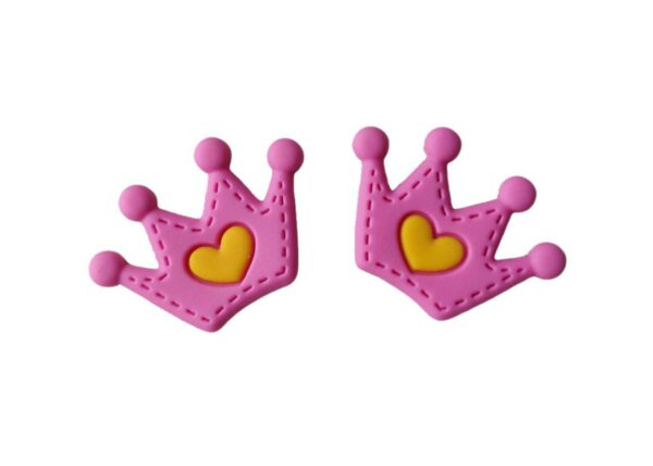 Coroa Coração 3cm - 2 Unidades