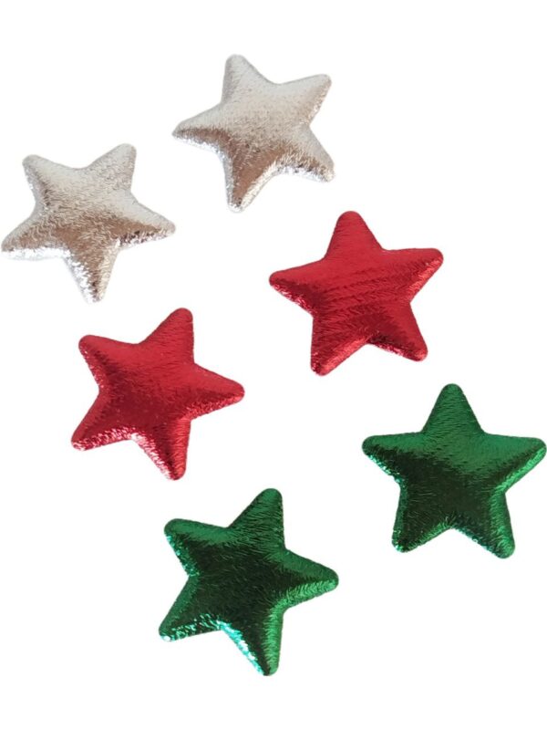 Estrela Acolchoada - 3,5cm - O par