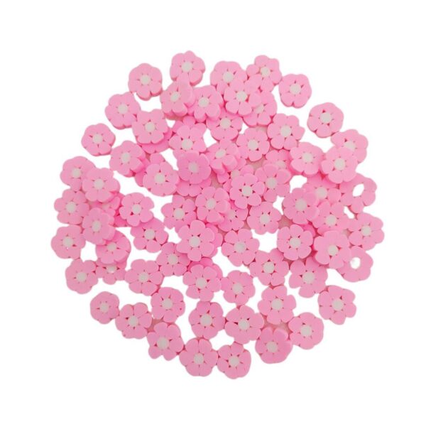 Mini Florzinha Rosa em Biscuit – 10 Gramas