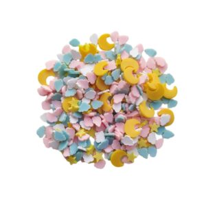 Fimo para Colagem Estrela, Lua e Nuvem - 10 Gramas