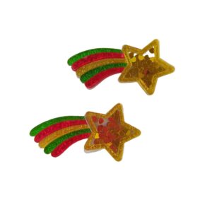 Estrela Cadente em Acrílico Natalina - Unidade