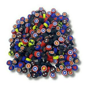 Fimo para Pulseira Super Heróis - 12 Unidades