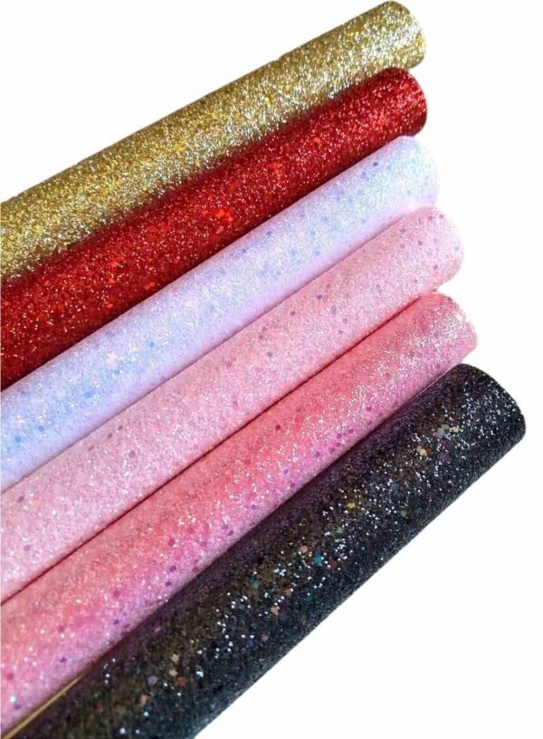 Lonita Glitter Flocado - Unidade 27x40cm