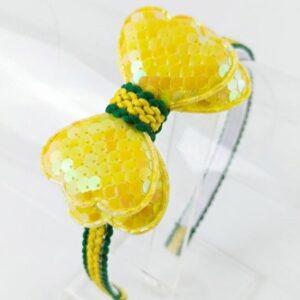 Kit Prático Tiara Laço Lantejoula Brasil