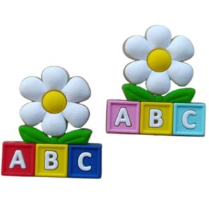 Aplique ABC Flor- 2 Unidades