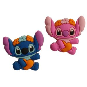 Stitch e Angel Floral - 2 unidades