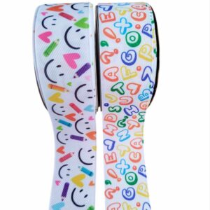 Fita Jeans Estampada Escolar – 38mm