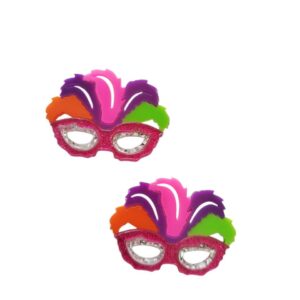Aplique Mascara de Carnaval em Acrílico - Unidade
