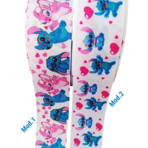 Gorgurão Estampado Stitch - O metro