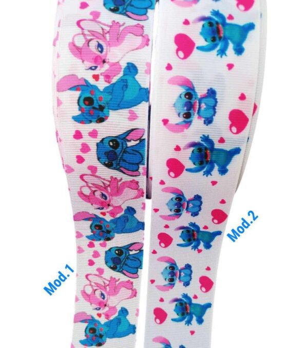 Gorgurão Estampado Stitch - O metro