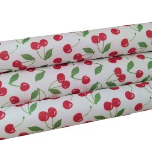 Lonita Estampada Cereja Glitter - Unidade