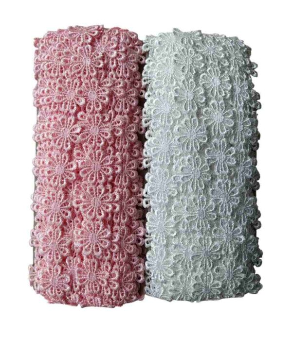 Renda Guipir Flor 25mm - O metro