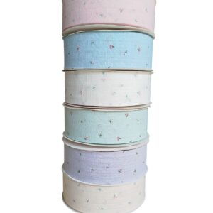 Fita Trabalhada Linho Estampada 38mm - O metro