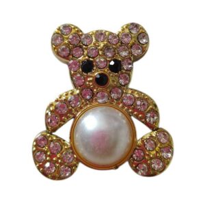 Urso com Pérola 2,5cm - Unidade