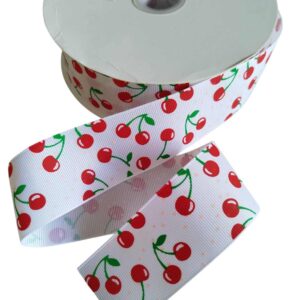 Fita Estampada Cereja 38mm - O Metro