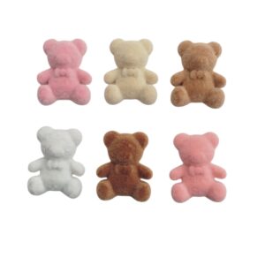 Aplique Urso Aveludado - 2 Unidades