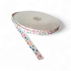 Tira Glitter ABC Escolar 10mm