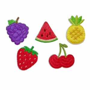 Aplique Frutas Bordadas