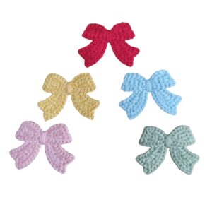 Aplique Lacinho Tecido 3cm - O par