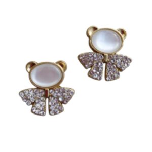 Mini Urso Brilhante 13mm - 2 Unidades