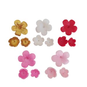 Flor Porcelana Fria - Kit 3 unidades