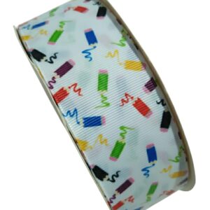 Fita Estampada Escolar Lápis Colorido