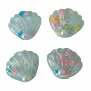 Concha em Resina com Pérola - 2 Unidades