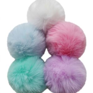 Pompom de Pelúcia 5cm - 2 Unidades