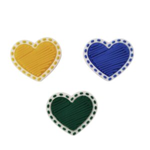 Coração Rabiscado Brasil - 2 Unidades