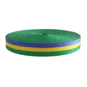 Fita de Fibra Acetinada Estampada Brasil 20mm
