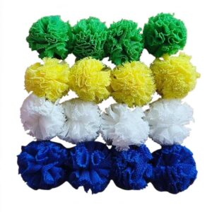 Pompom de Malha 2,5 - Kit Brasil